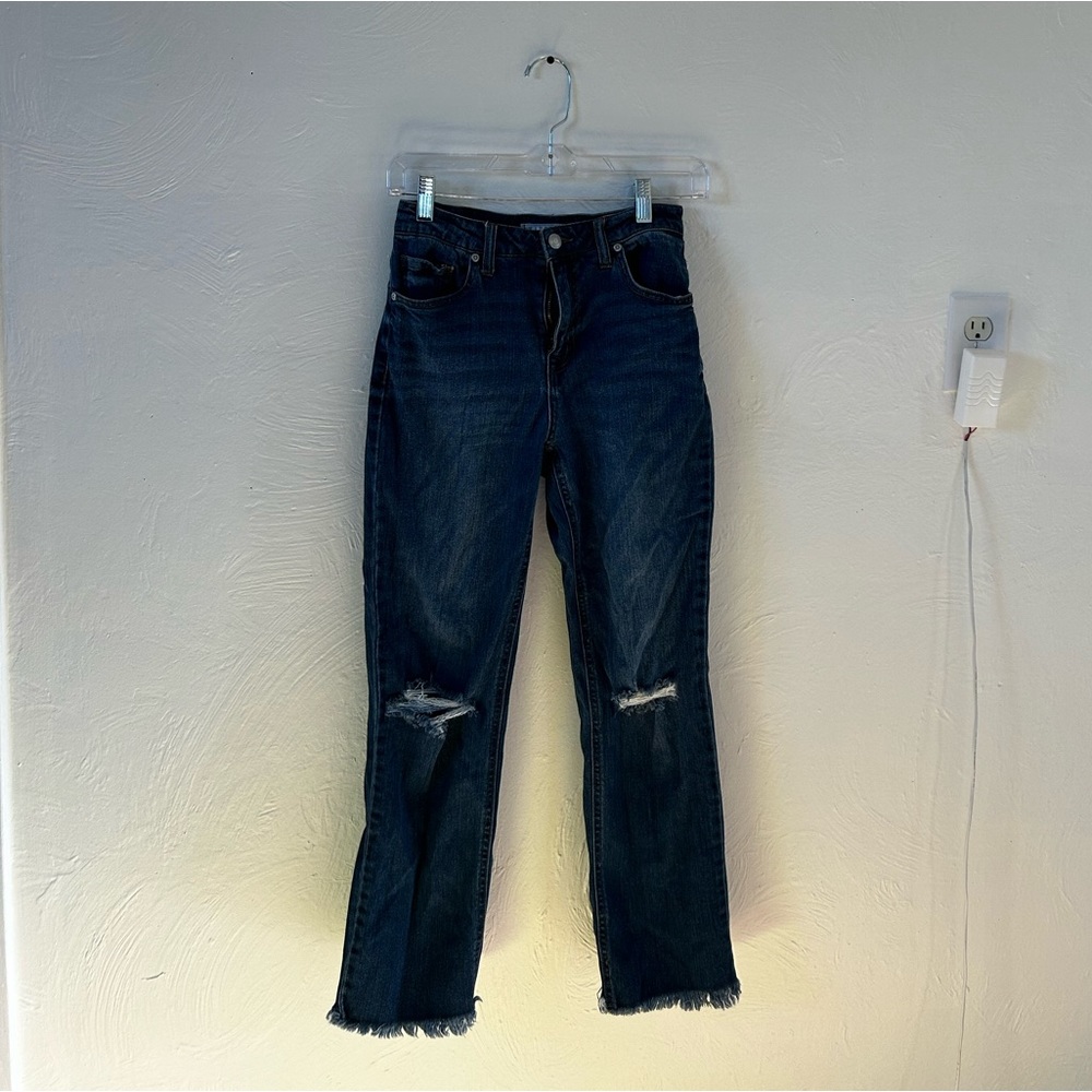 High waisted jeans